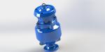 Spill Free RAL5015 Kinetic Combination Sewage Air Release Valve