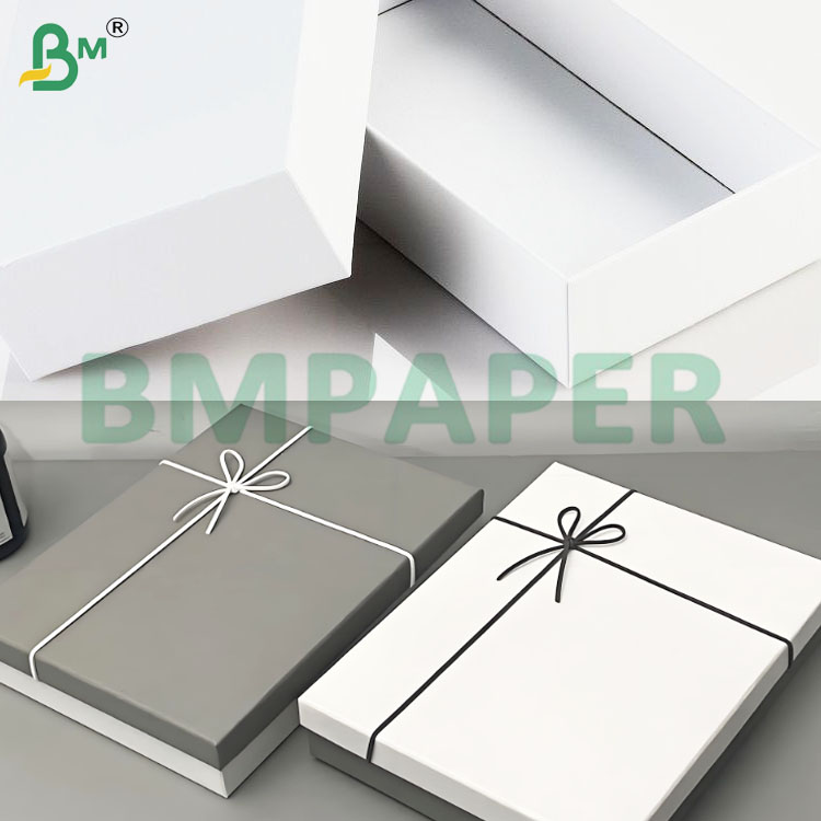 300gsm Recycled Pulp 700*1000mm Coated White Grey Back Paper Sheets