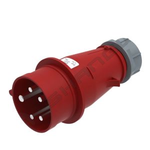 China IP44 Industrial Male and Female Plug Couplers 16A 5P IP44 Male Female Industrial Plug Socket Red wholesale