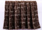 Warp Knitted Flannel Print Blanket , Animal Design Baby Flannel Blanket Anti -