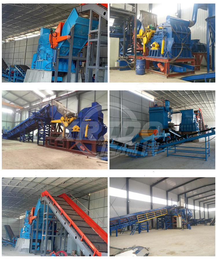 Hammer Mill Metal Shredder Waste Metal Recycling Machine Scrap Metal Iron Crusher