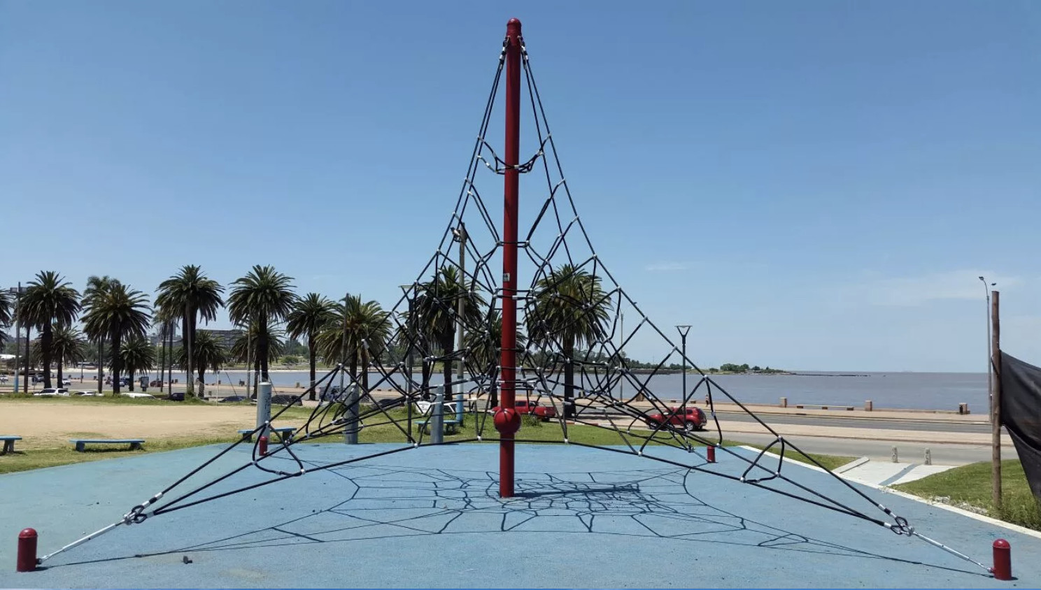 Playground Pyramid Climbing Net Spider Net For Kids Climbing