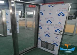 China Stainless Steel Marine Watertight Doors Customized Dimension Galvanized Finishes wholesale
