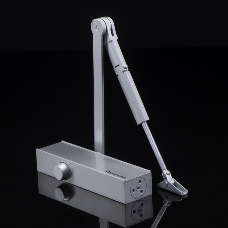 Eurospec Hold Open Arm Door Closer D2000T Adjustable Spring Force Backcheck