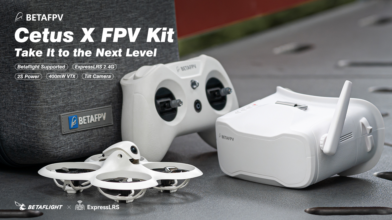 Adjustable Camera Betafpv Cetus X Brushless FPV Quadcopter Perfect for Indoor Racing Drone ELRS 2.4G Outdoor RC