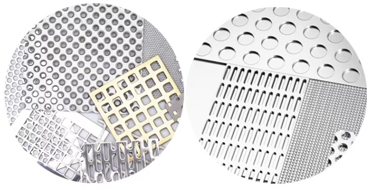 Low Carbon Steel Perforated Wire Mesh For Decoration Construction