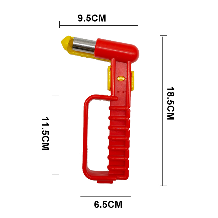 Plastic ABS emergency escape equipment Car safety hammer, window breaker, rescue hammer