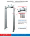 Quick Measurement Walk Through Temperature Scanner Medical Accuracy 300 Series
