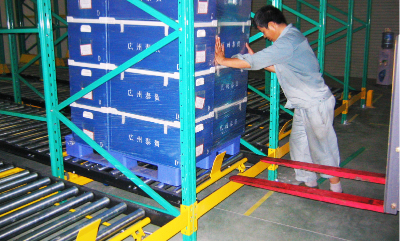 Gravity racking  Pallet flow rack Warehouse Storage Rack
