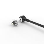 Round male and female magnetic charging cable connector for thermal lunch box