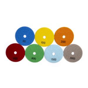 China 4 Inch Resin Binder Granite Polishing Blade Dry Polishing Pad wholesale