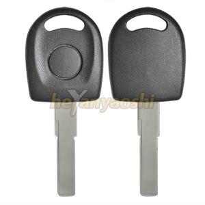 China Silver Blade Plastic + Brass Transponder Key Shell For Volkswagen wholesale