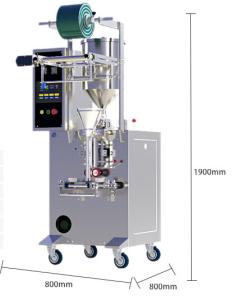 China 304SS Shampoo Sachet Packing Machine Filling Honey Liquid Food Beverage wholesale