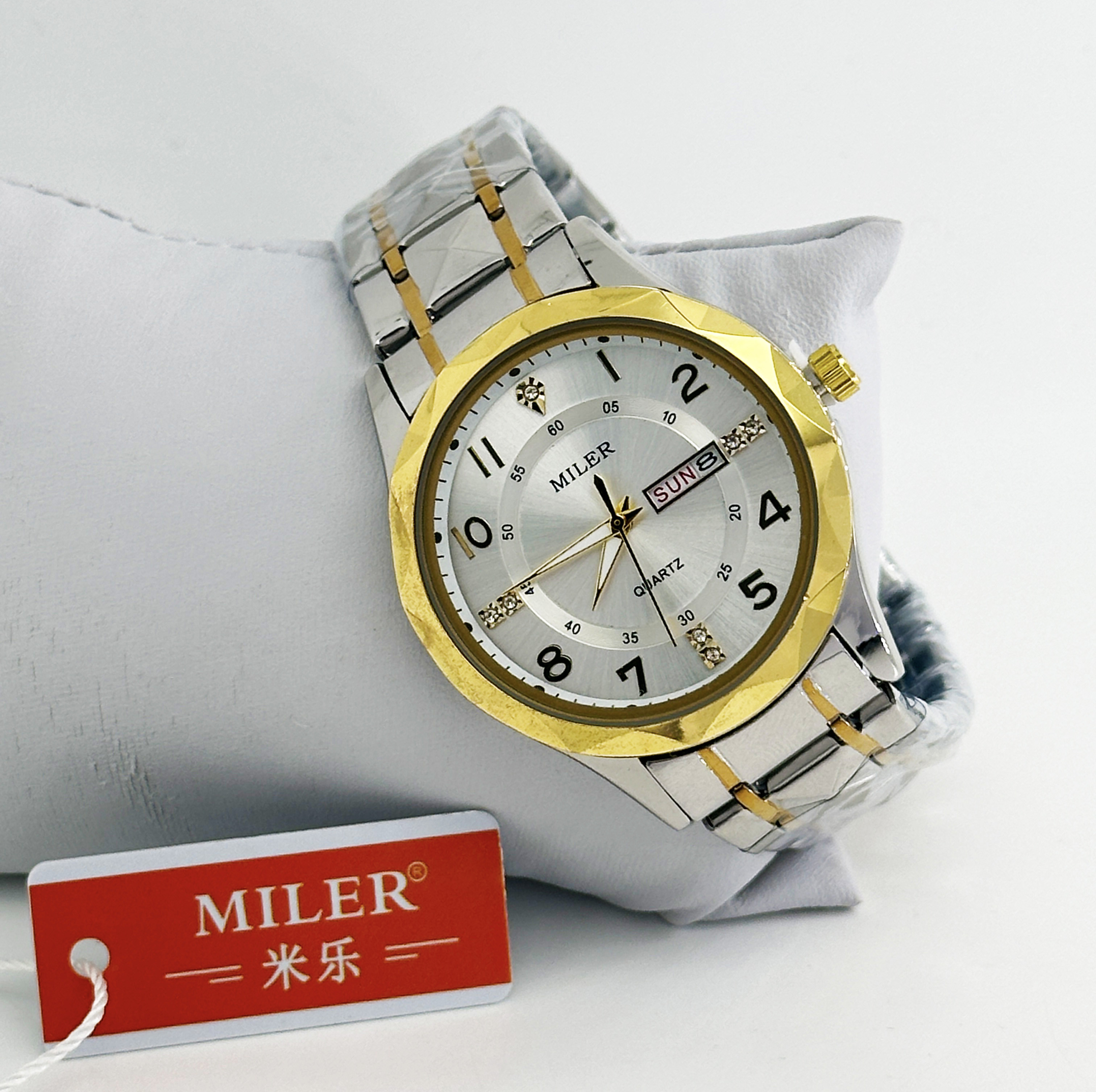 ML-1003 quartz wrist watch Waterproof Watches Luminous Stainless Steel Watches