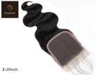 13x4 Lace Frontal Peruvian Body Wave Remy Human Hair Closure 8A Washable