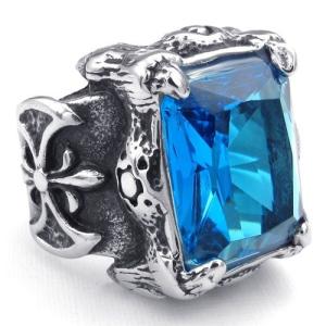 China Tagor Jewelry Super Fashion 316L Stainless Steel Casting Rings Collection PXR026 wholesale