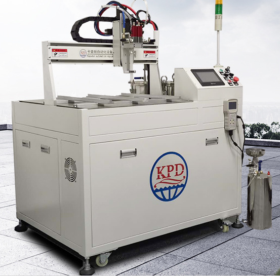 2 Component Polyurethane Silicone Epoxy AB Mixing and Potting Machine for Current Transducers