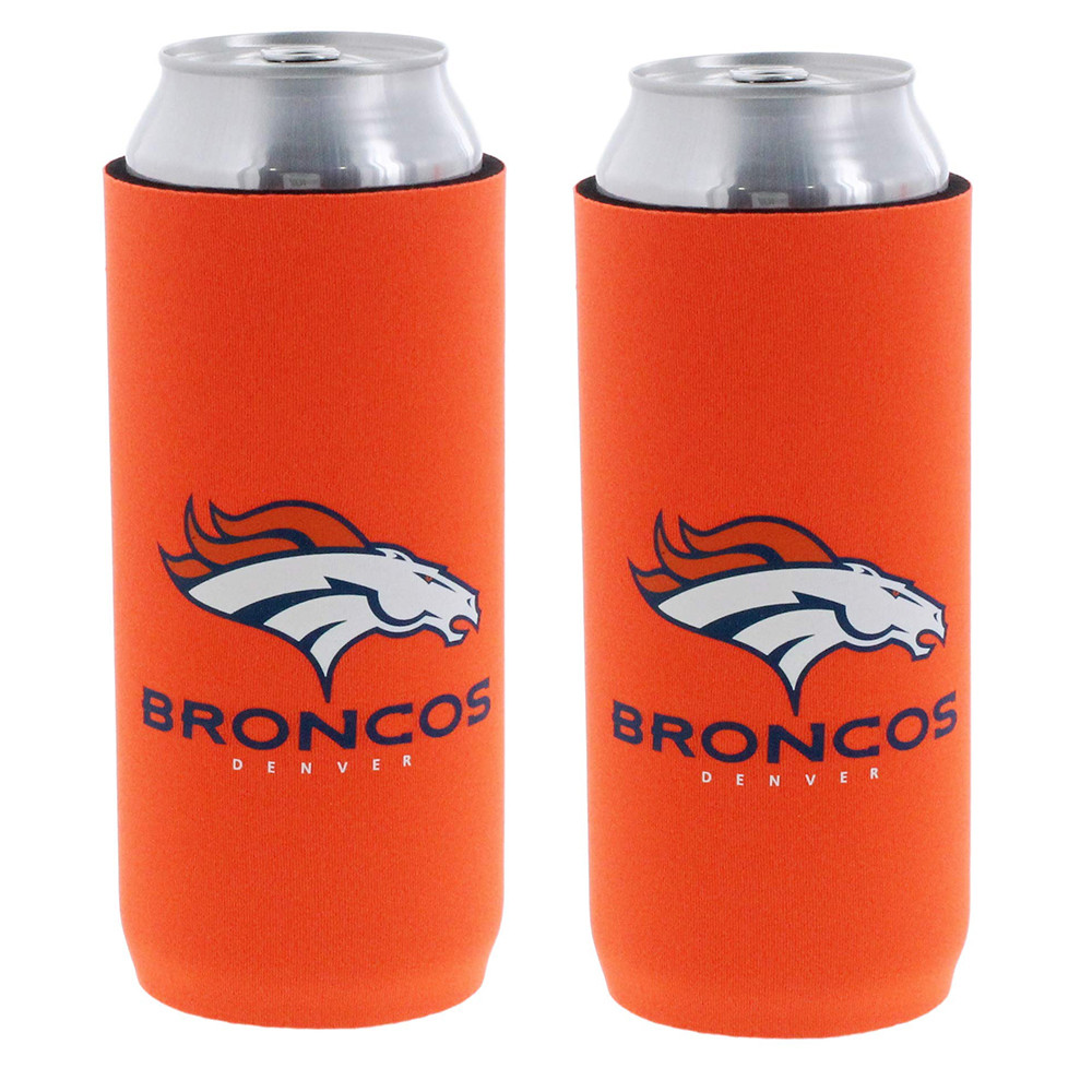 24 Oz Insulated Beer Can Sleeve With Football Team Logo
