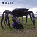 Garden animal decoration large size best artwork bronze crab sculpture