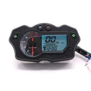 China ABS 12V Lcd Motorcycle Digital Speedometer Modified OEM Accepted wholesale