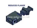MTP Hybrid Fiber Optic Adapters , Fiber Optic Connector Adapters Reduced Flange