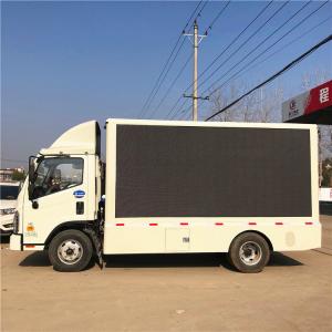 Waterproof Mobile Advertising Van 120km/H Video Screen Truck Loop ventilation