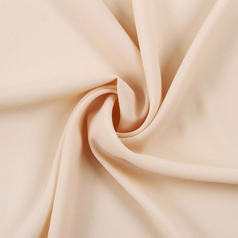 Sustainable 138gsm Plain Dyeing Polyester Fabric For Women'S Clothing