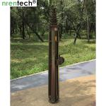 10m aluminum telescoping mast/manual crank winch telescopic mast/ push