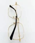 optical glass , Metal ,Gold+Black,optical frame,eyewear full frame