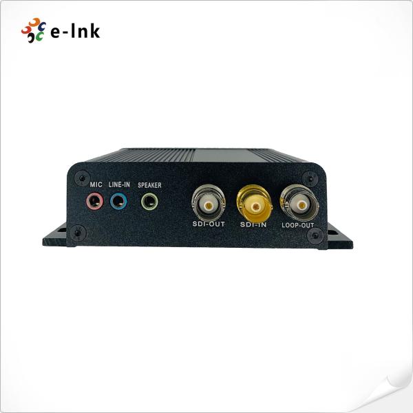 2Ch Bidirectional 3G-SDI Converter With Tally RS485 RS422 Stereo Audio