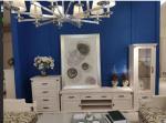 Solid Wood Frame European Contemporary Furniture , Living Room TV Stand Side