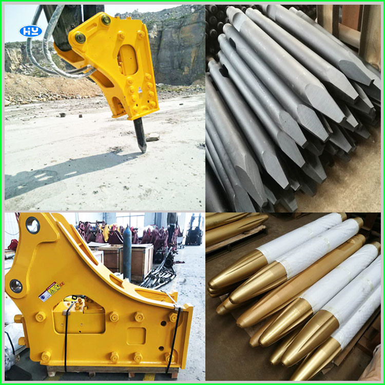 SB70 / 81N Hydraulic Rock Jack Breaker Hammer Excavator Attachment Parts Stone