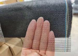 China Grey Black 17x14 Woven Fiberglass Insect Screen Mesh 0.25-0.28mm Dia wholesale