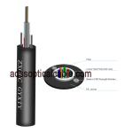 Aerial Direct Burial Fiber Optic Cable , FTTH Central Loose Tube 2-24 Core