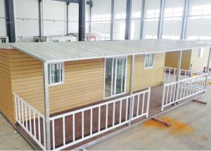 China Australia Folding Mobile Homes , One Floor Villa Style Prefabricated Mobile Homes wholesale