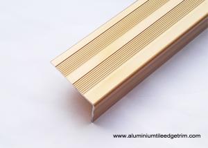 China Anti Slip Aluminium Stair Step Edge Nosing Angle Shaped 33 mm x 20 mm wholesale