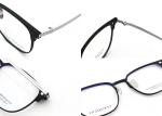 Pure Titanium Aluminum Glasses Frame Clip-On Black Business Glasses