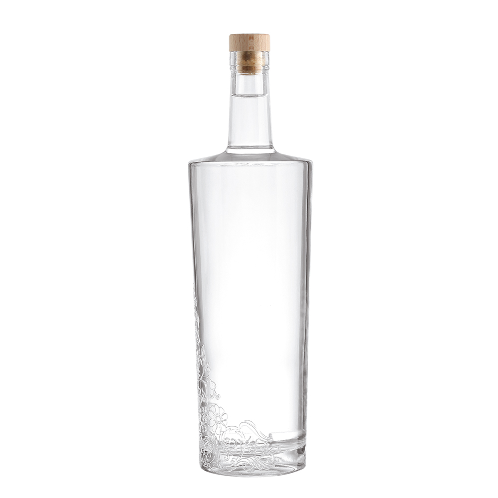 Body Material Glass and Customized Printing for 500ml Glass Bottle of Whisky