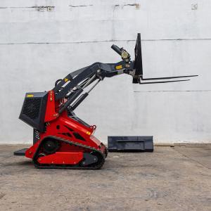 China 450KG Lifting Mini Loader Machine 25HP 23HP Rubber Tracked Skid Steer Loader wholesale