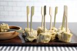 Biodegradable Paddle Bamboo Roasting Sticks Flat Wooden Skewers 4 Inch