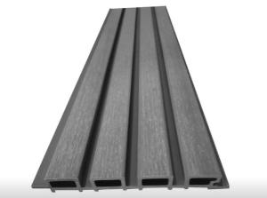 China Decorative Outdoor Plastic Fluted Composite WPC Wall Panel Outdoor Garden Cladding wholesale