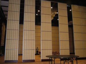 China Aluminium Sliding Partition Walls for Banquet Hall / Soundproof Wall Panels wholesale