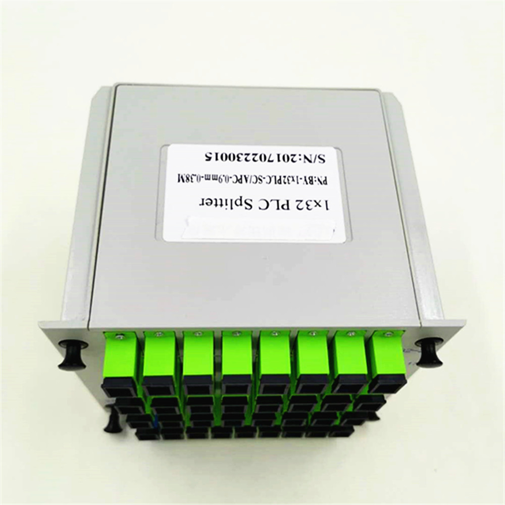 Cassette fiber optic connector SC/APC UPC1 16 2 4 8 fiber optic module splitter 1 x 16 PLC splitter