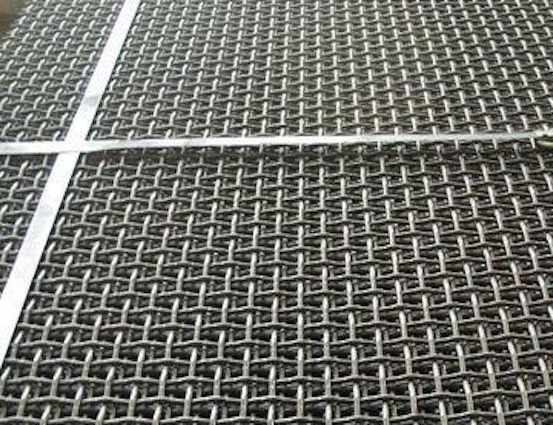 Alkali Resistant 30m/ Roll Woven Stainless Steel Mesh Crimped 304L Wire Mesh