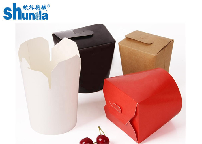 PLA Coated Paper Donner Box For Noodle Packaging with Flexo ink printing