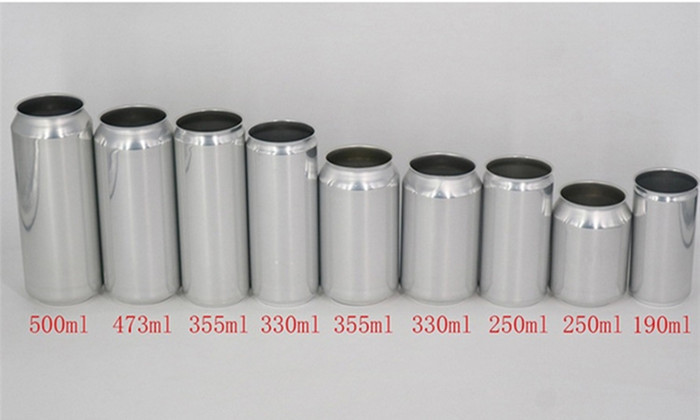 Sleek 250 Ml Aluminum Beverage Cans Sparkling Water Cans Beer Cans Printing Logo