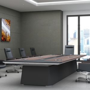 China Conference Table, Meeting Room, Office Desk, Simple and Modern Business Negotiation Office, Large and Long Desk Support Customization wholesale