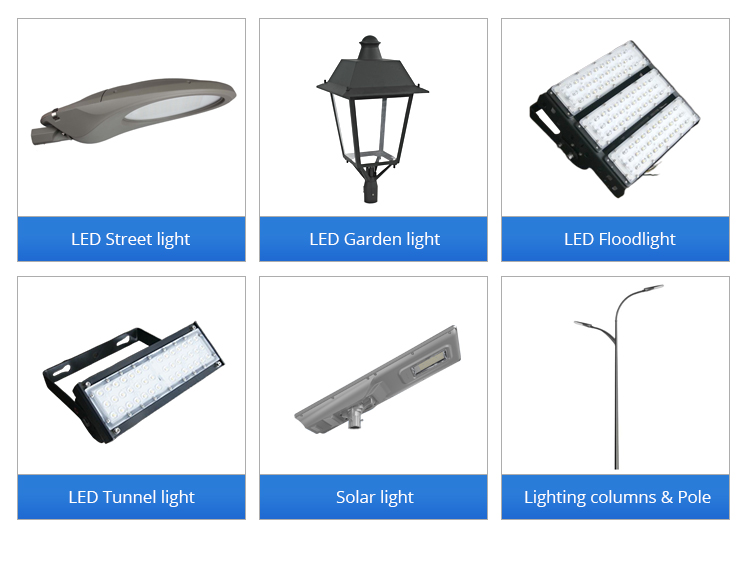 Outdoor Waterproof Ip65 Street Light Road Light 20w 30w 50w 100w 150w Led Street Lamp