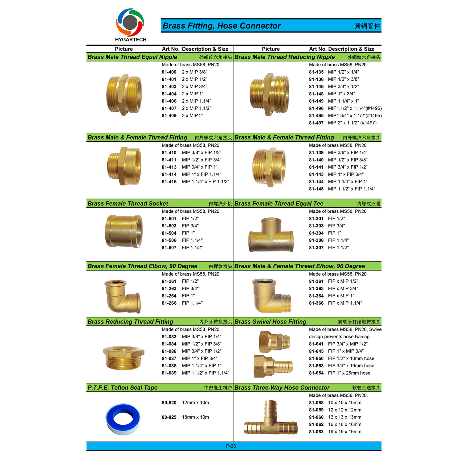 NBR Brass Hose Fittings Claw Lock Quick Connect Coupling & Spray Nozzle Set