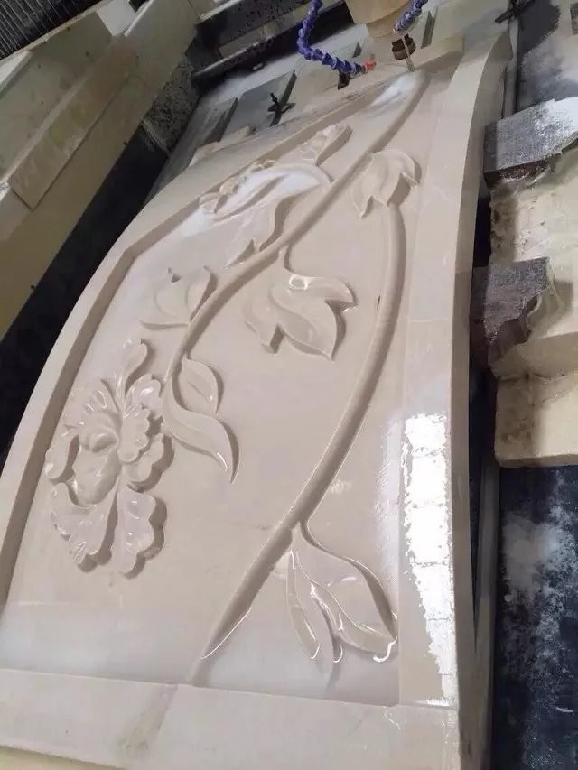 600mm Low Noise Plane Stone CNC Carving Machine 1825-Z Axis